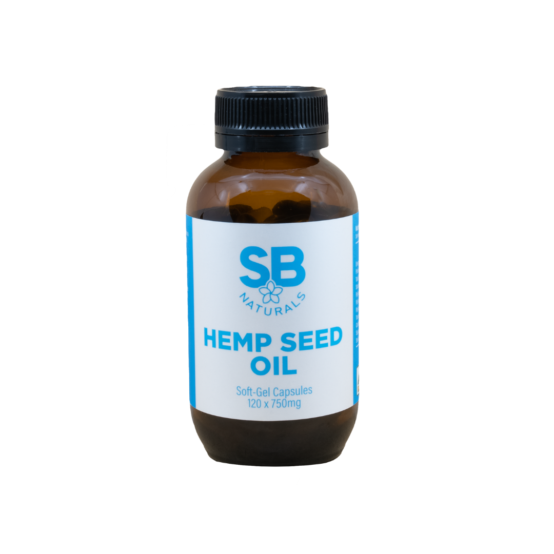 SB Naturals Hemp Seed Oil Capsules - 120 Caps