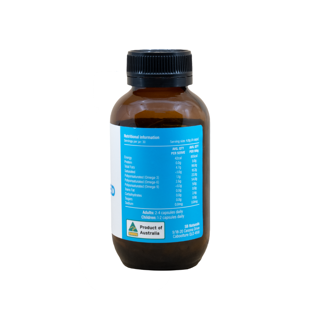 SB Naturals Hemp Seed Oil Capsules - 120 Caps